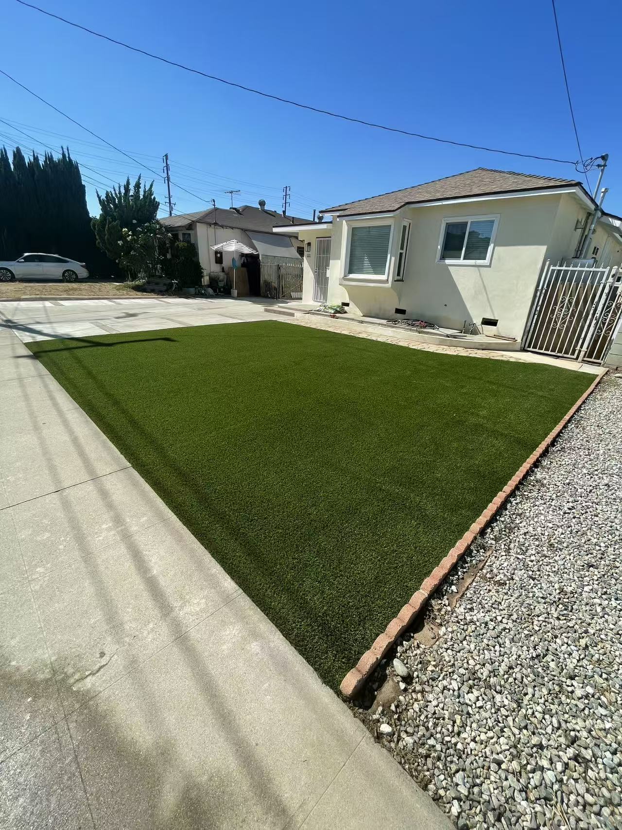 artificial turf Project in E Newby
